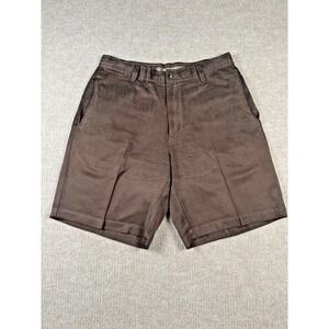 Tommy Bahama Mens Size 32 inch x 8 inch Brown 100%‎ Silk Dress Shorts
